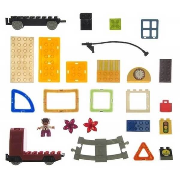მაგნიტური კონსტრუქტორის ნაკრები Magplayer MPK-68, Designer magnetic Train, 68Pcs