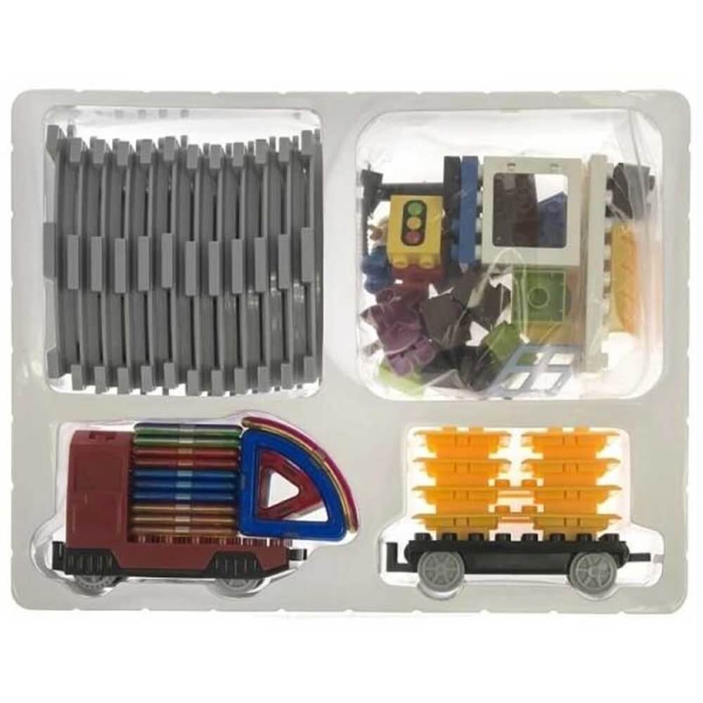 Designer magnetic Train Magplayer MPK-68, 68Pcs