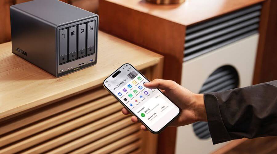 თანამედროვე შესანახი მოწყობილობები UGREEN NAS