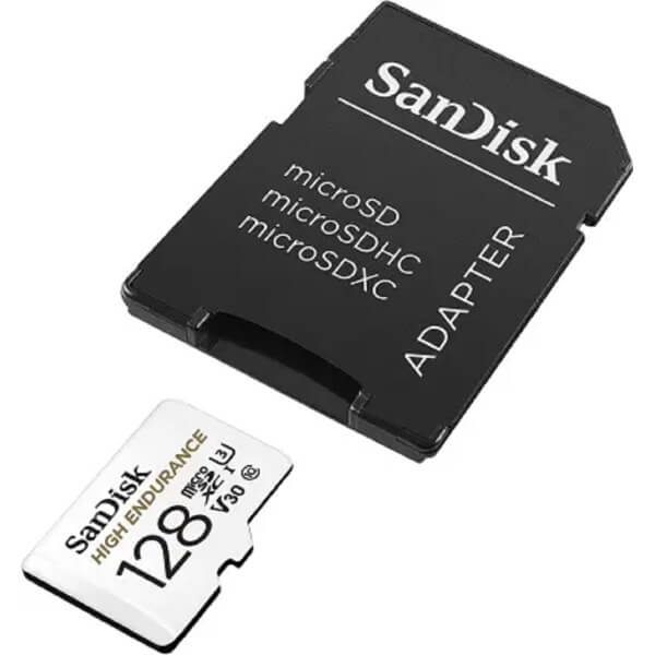 მეხსიერების ბარათი SanDisk SDSQQNR-128G-GN6IA, 128GB, microSDXC, C10, UHS-I, White