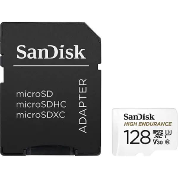 მეხსიერების ბარათი SanDisk SDSQQNR-128G-GN6IA, 128GB, microSDXC, C10, UHS-I, White