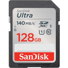 Memory Card SanDisk SDSDUNB-128G-GN6IN, 128GB, MicroSDXC, C10, UHS-I, U1, Grey/Red