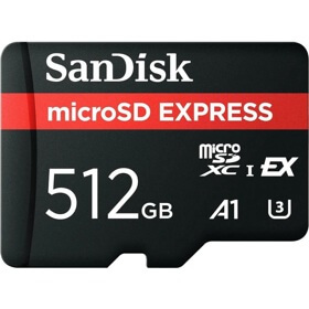 Memory Card SanDisk SDSQXFN-512G-GN4NN, 512GB, MicroSDXC, C10, U3, Black/Red
