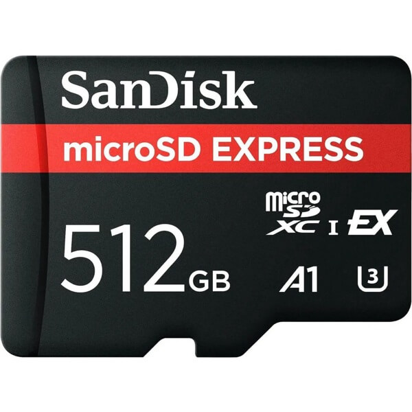 Memory Card SanDisk SDSQXFN-512G-GN4NN, 512GB, MicroSDXC, C10, U3, Black/Red