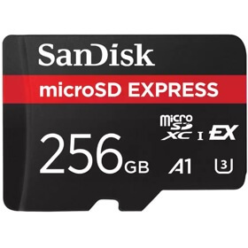 Memory Card SanDisk SDSQXFN-256G-GN4NN, 256GB, MicroSDXC, C10, UHS-I, U3, Black/Red