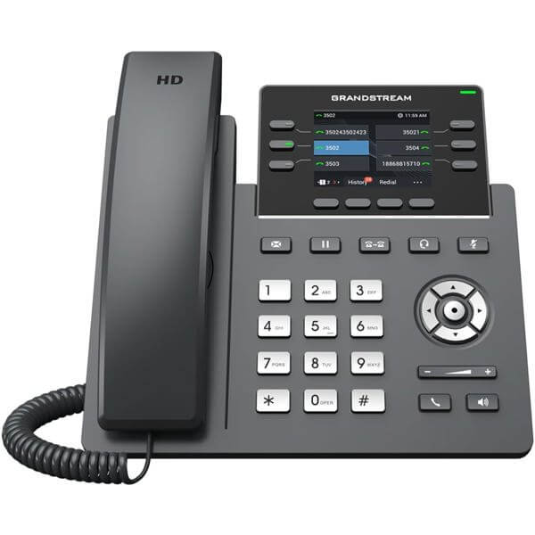 IP ტელეფონი Grandstream GRP2615, IP Phone, 16 SIP, 10 lines, Black
