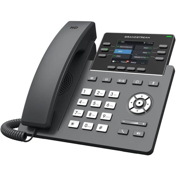 IP ტელეფონი Grandstream GRP2615, IP Phone, 16 SIP, 10 lines, Black
