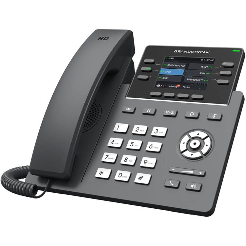 IP Phone Grandstream GRP2615, 16 SIP, 10 lines, Black