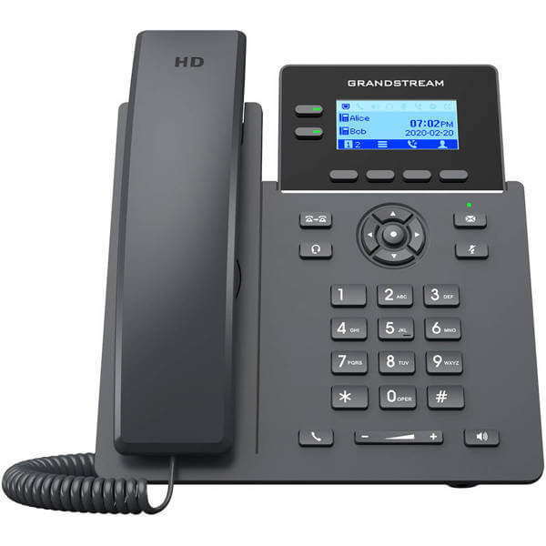 IP ტელეფონი Grandstream GRP2602W, IP Phone, 4 SIP, 2 lines, Black