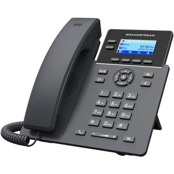 IP ტელეფონი Grandstream GRP2602W, IP Phone, 4 SIP, 2 lines, Black