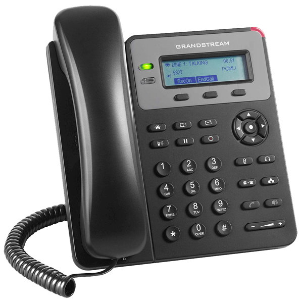 IP ტელეფონი Grandstream GXP1615, IP Phone, 2 SIP, 2 Line, Black