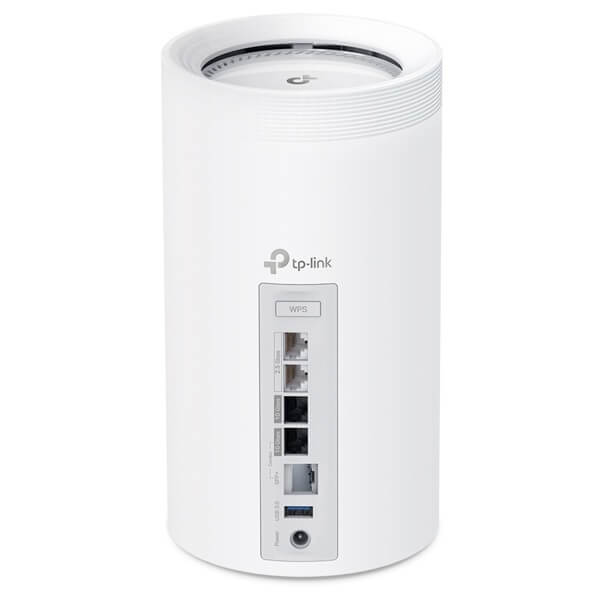 Tri-Band Whole Home Mesh WiFi 7 System TP-link DECO BE85(2-PACK) BE19000, 11530Mbps, White