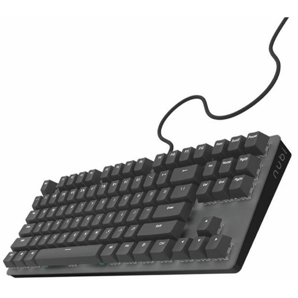 Mechanical Gaming Keyboard Nubi NK87-BL-ANSI NK87, Wired, USB, Black