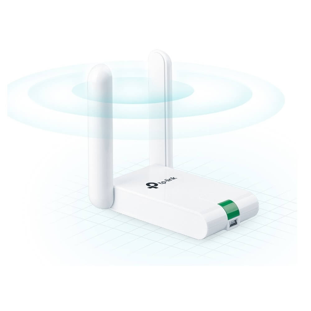 High Gain Wireless USB WiFi Adapter Tp-Link TL-WN822N, 300Mbps, White
