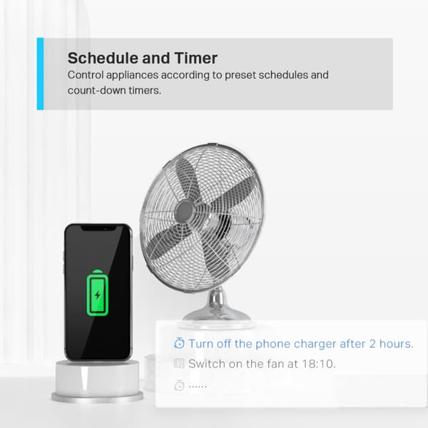 Smart Wi-Fi Power Strip TP-Link TAPO P300, 3 Socket, USB, 1.5m, White