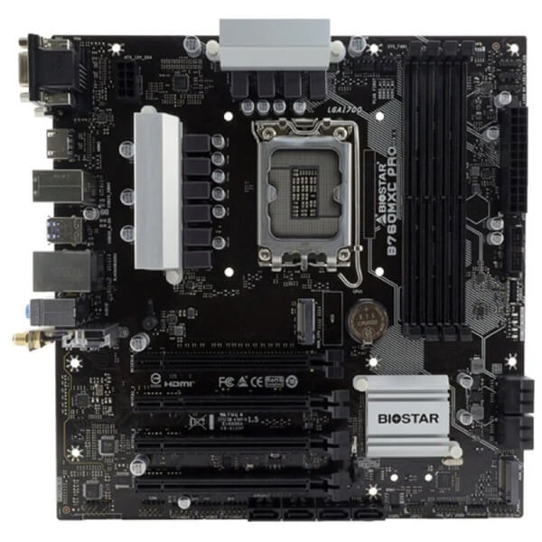 დედა დაფა BioStar B760MXC PRO, LGA1700, DDR5, DIMM, 256GB, Motherboard