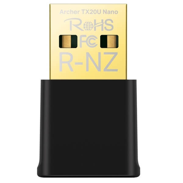 Wifi ადაპტერი Tp-Link ARCHER TX20U NANO, 1201Mbps, Wi-Fi 6 Wireless USB Adapter, Black