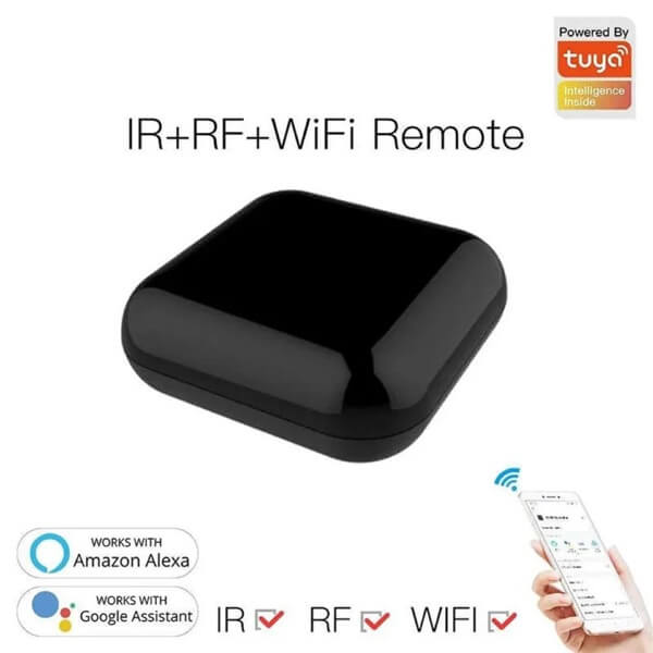 უნივერსალური ინფრაწითელი პულტი Moes UFO-R2-RF, WIFI, Smart IR+RF Universal Remote Controller, Black