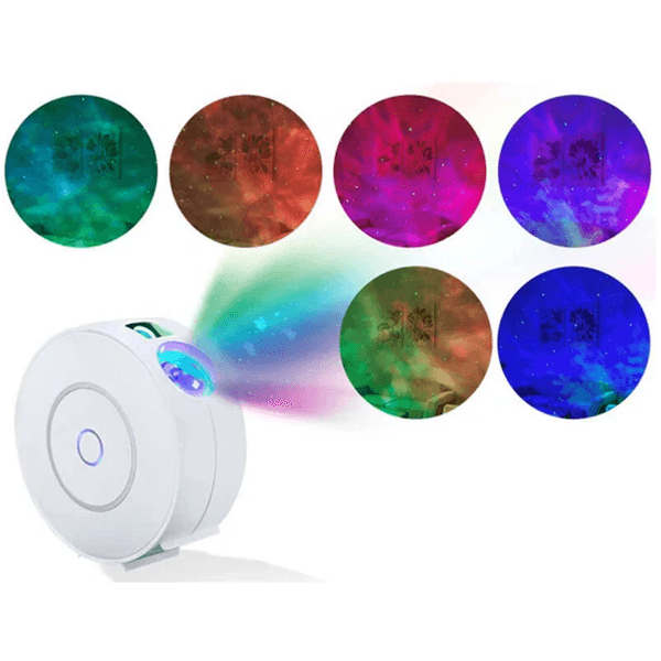 დეკორატიული განათება Moes WL-NX-SPF-MS, WiFi, Smart Round Star Projector, White