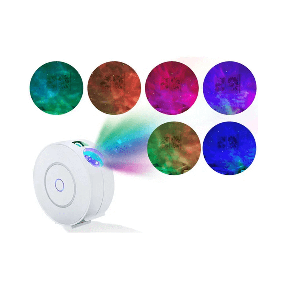 დეკორატიული განათება Moes WL-NX-SPF-MS, WiFi, Smart Round Star Projector, White