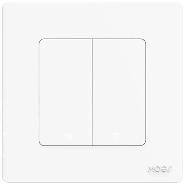 Smart Switch Moes WS-SR-EU2-L-WH-MS, Wifi, White