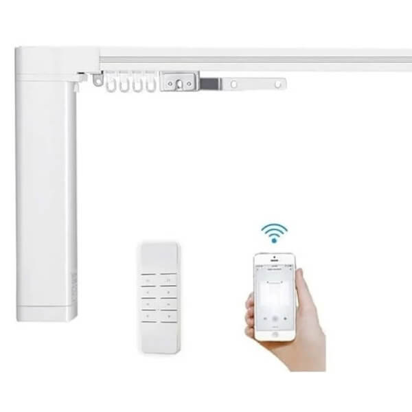 ფარდის ჭკვიანი მოტორი Moes WC-PJ320-EN, WIFI, Smart Curtain Motor Set, White