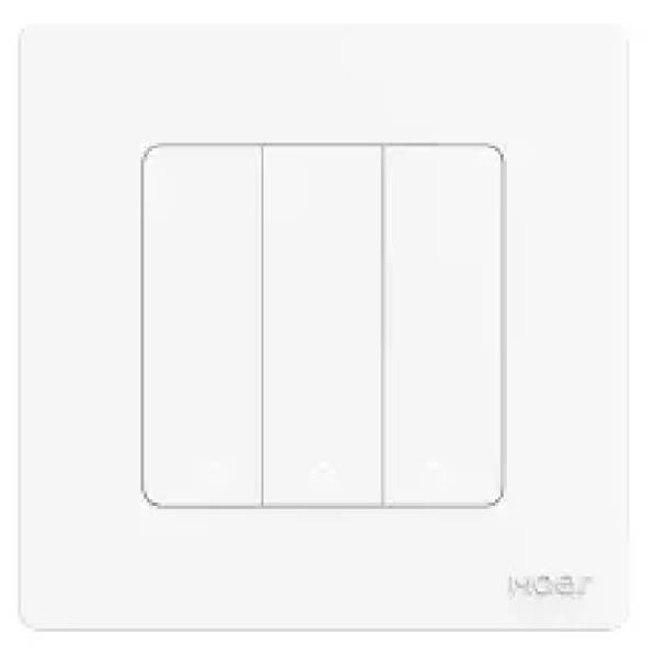 ჭკვიანი ჩამრთველი Moes ZS-SR-EU3-WH-MS, Smart Switch, White