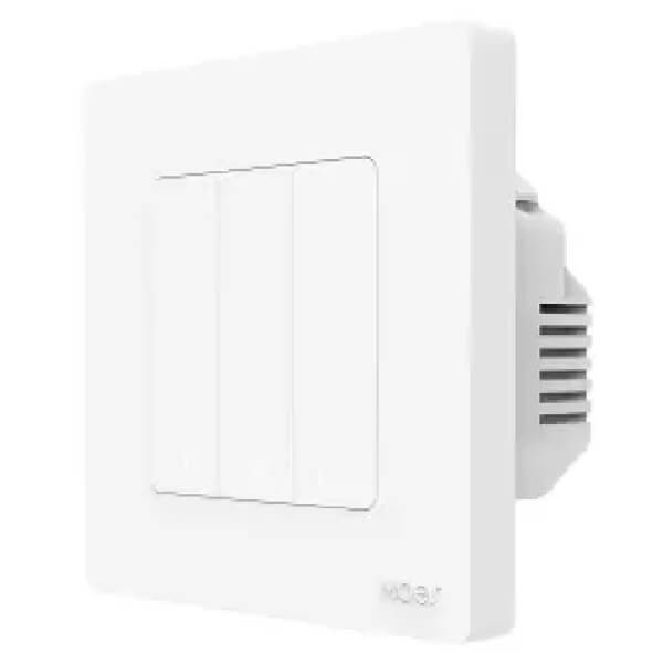 ჭკვიანი ჩამრთველი Moes ZS-SR-EU3-WH-MS, Smart Switch, White