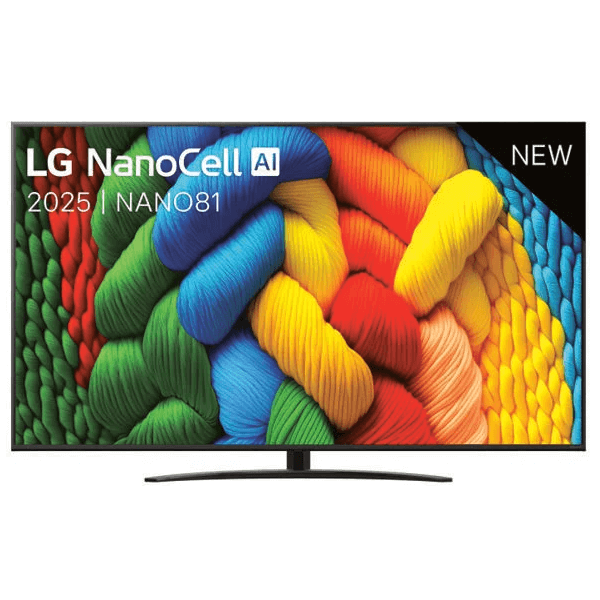 TV LG 86NANO81A6A.AMCN NanoCell, 86", Smart TV, 4K UHD, USB, HDMI, BT, WIFI, Black