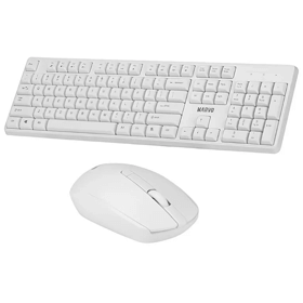 კლავიატურა+მაუსი Marvo WS005 WH, Wireless, USB, Keyboard And Mouse, White