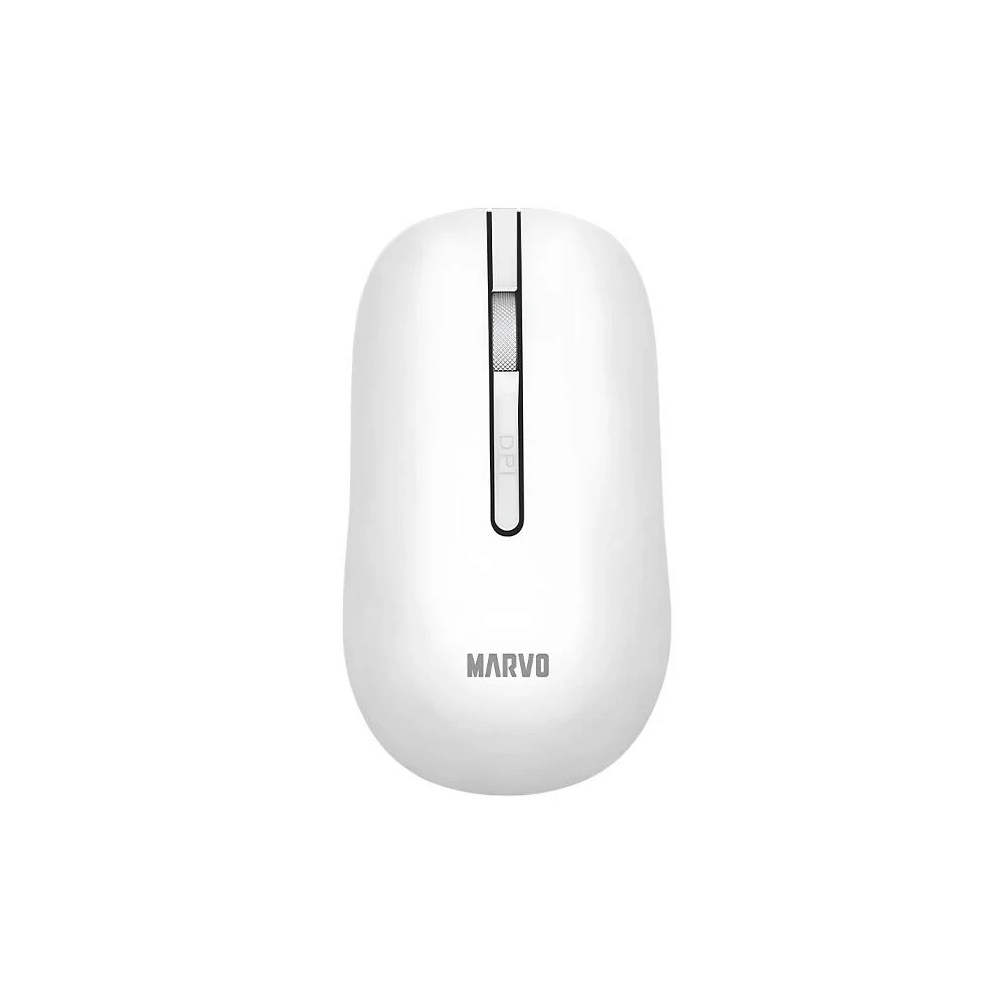 კლავიატურა+მაუსი Marvo WS005 WH, Wireless, USB, Keyboard And Mouse, White