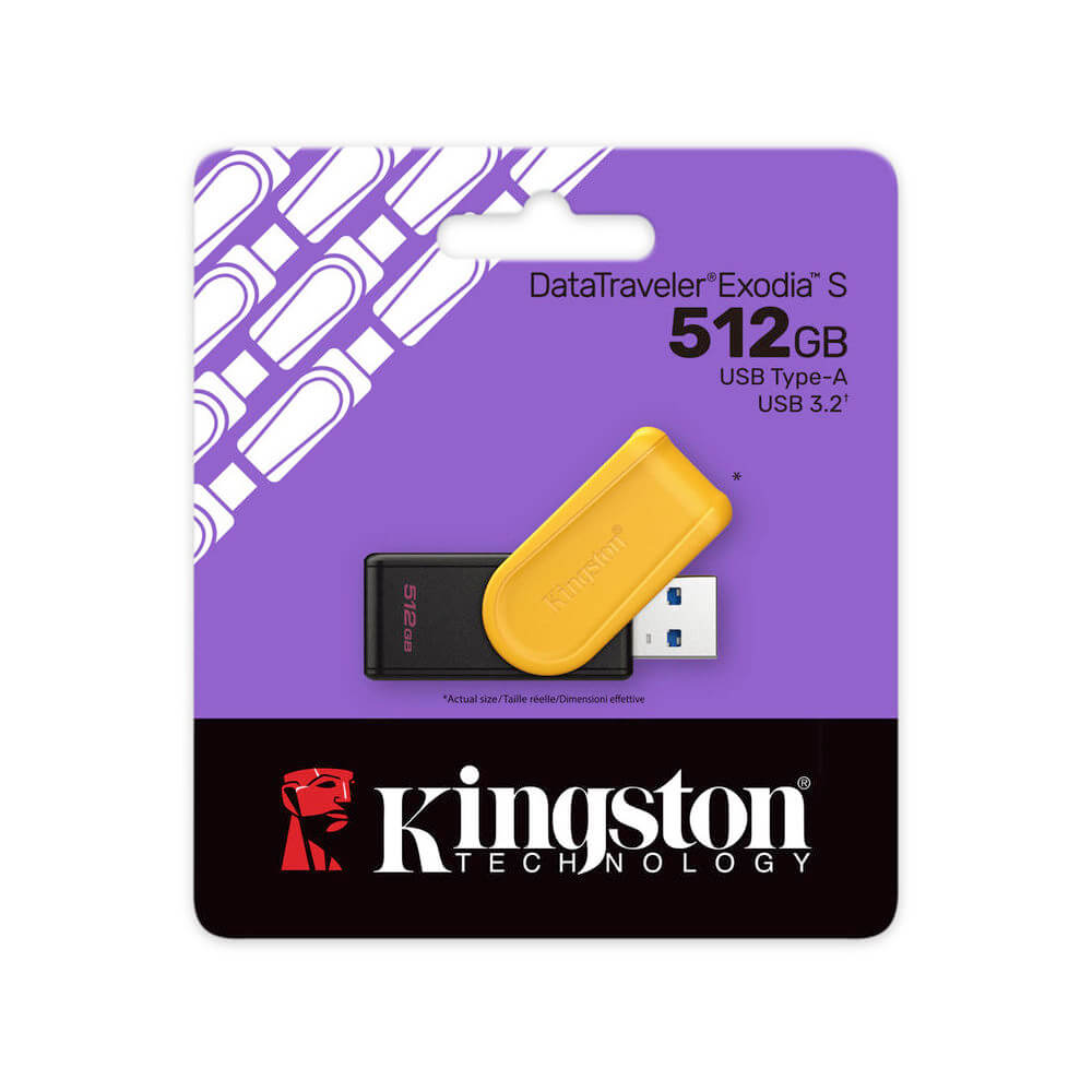 Flash Memory Kingston DTXS/512GB EXODIA S, 512GB, USB, Black