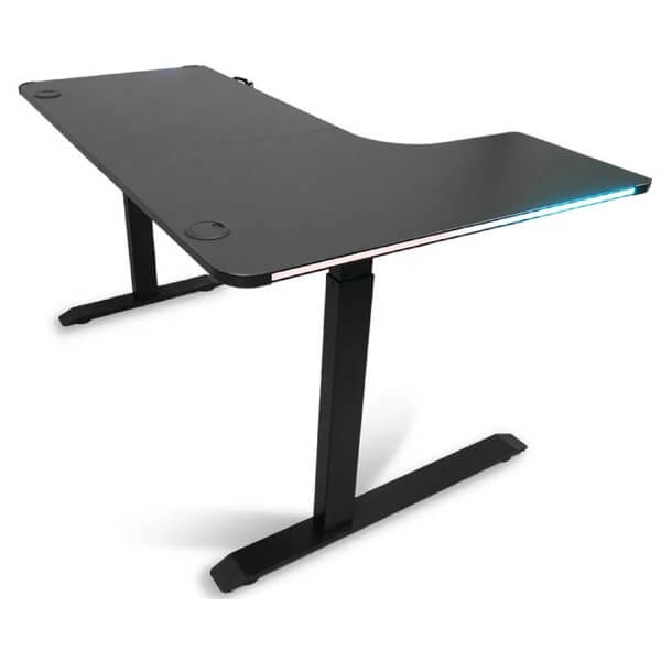 Gaming მაგიდა E-Blue EGT502BK-1.4, Gaming Desk, Black