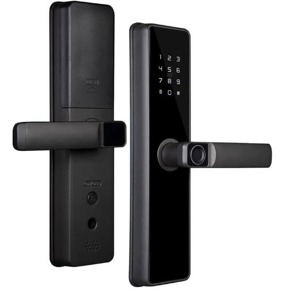 კარის ჭკვიანი საკეტი Moes WDL-B2-MS, Wifi, Smart Door Lock, Black