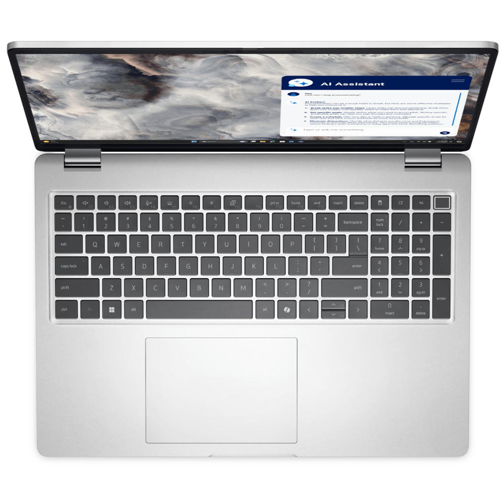 Notebook Dell Pro 16 Plus PB16250, 16", Ultra 7-266V, 16GB, 512GB SSD, Integrated, W11P, Silver