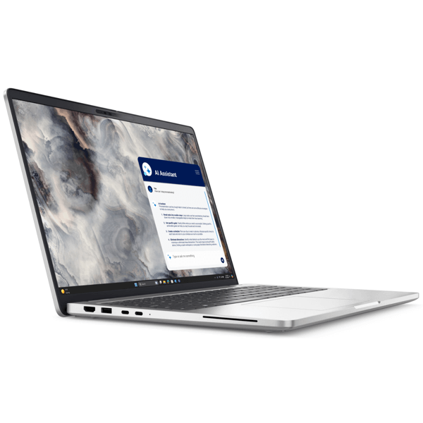 ნოუთბუქი Dell Pro 16 Plus PB16250, 16", Ultra 7-266V, 16GB, 512GB SSD, Integrated, W11P, Silver