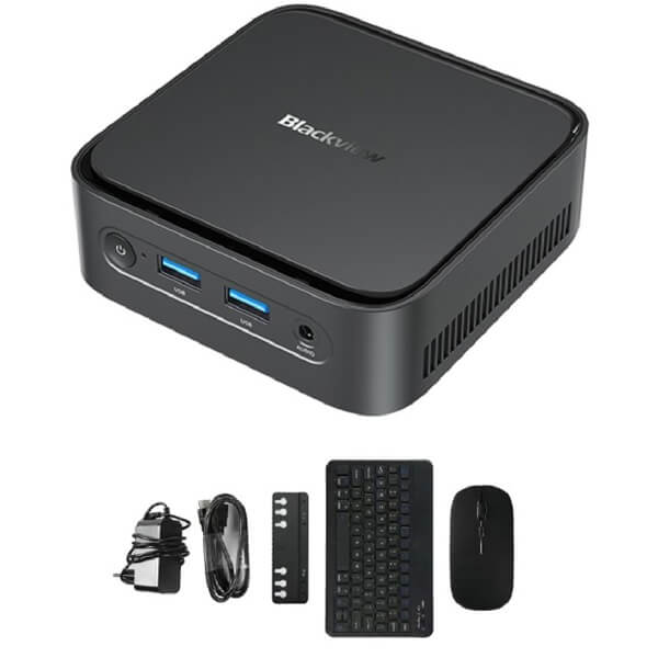 Mini PC Blackview MP50, Ryzen 5-3500U, 16GB, 512GB SSD, Integrated, W11P, Black