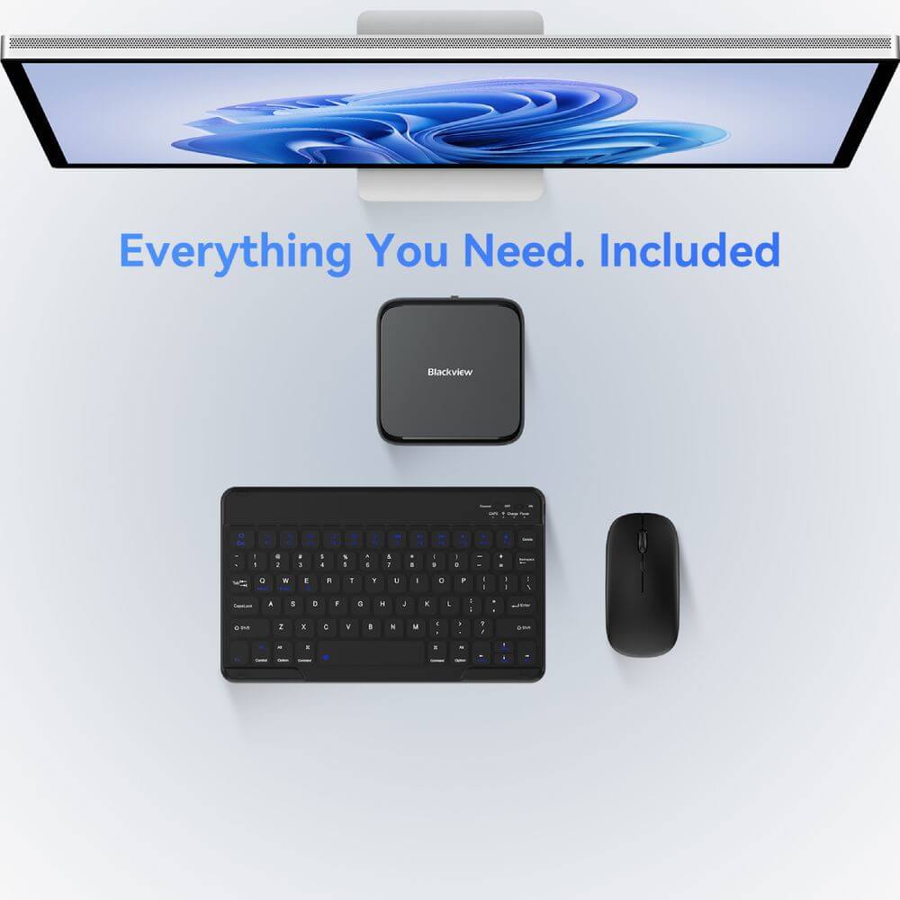 Mini PC Blackview MP50, Ryzen 5-3500U, 16GB, 512GB SSD, Integrated, W11P, Black