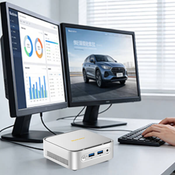 Mini PC Blackview MP50, Ryzen 5-3500U, 16GB, 512GB SSD, Integrated, W11P, Silver