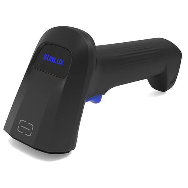 ბარკოდის სკანერი Sunlux RH10, USB-HID, USB-VCP, RS232, Barcode Scanner, Black