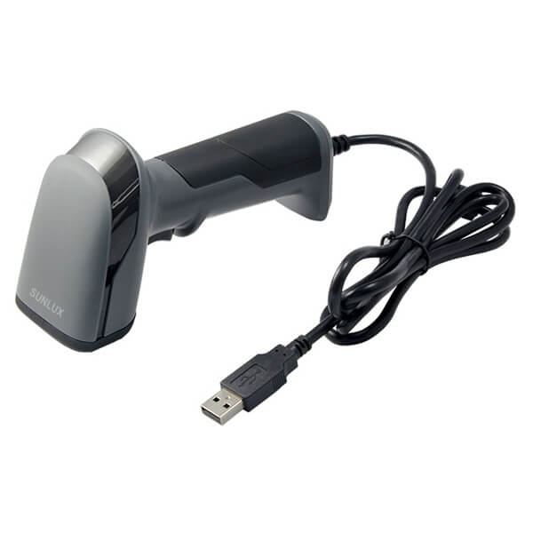 ბარკოდის სკანერი Sunlux XL-3620S, USB-HID, USB-VCP, RS232, Barcode Scanner, Black