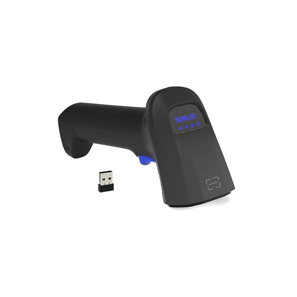 Barcode Scanner Sunlux RW10, Bluetooth, USB-HID, USB-VCP, Black