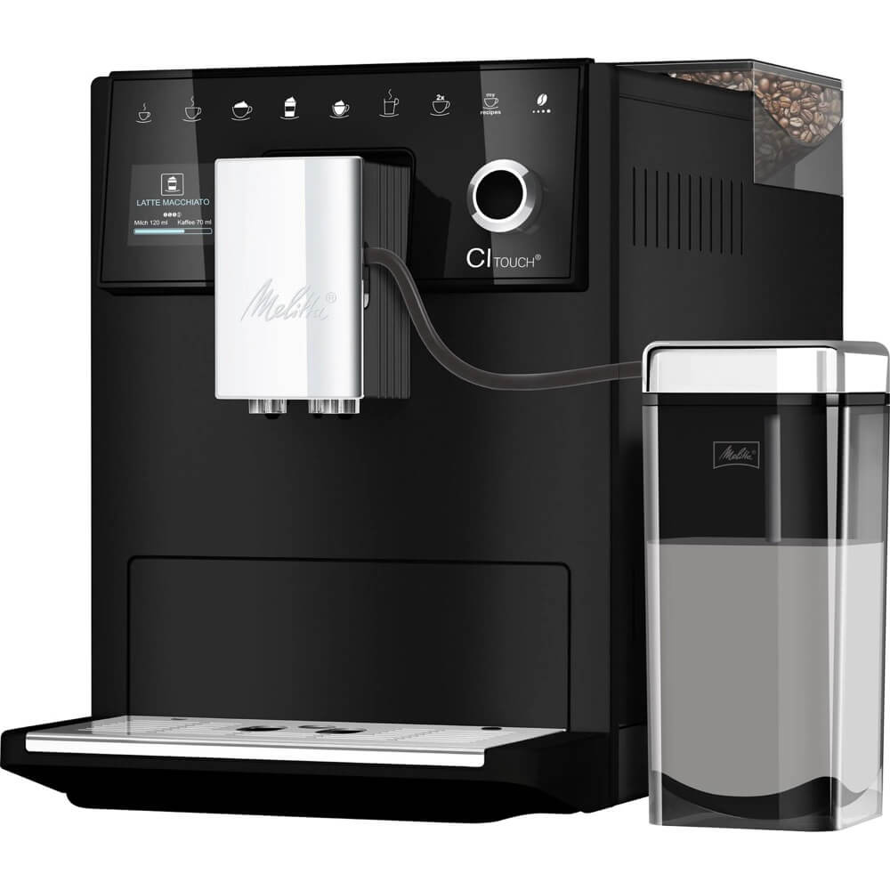 ყავის აპარატი Melitta F630-112EU CI Touch, 1400W, 1.8L, Coffee Machine, Black