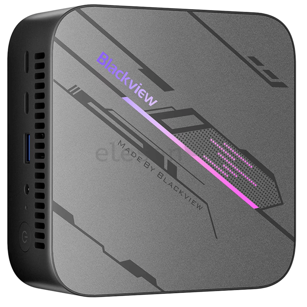 Mini PC Blackview MP100, Ryzen 5-7430U, 16GB, 512GB SSD, Integrated, W11P, Black