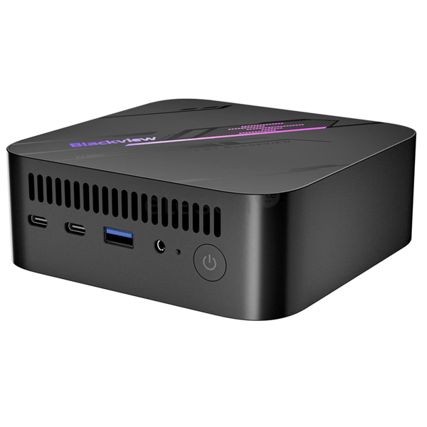 Mini PC Blackview MP100, Ryzen 5-7430U, 16GB, 512GB SSD, Integrated, W11P, Black