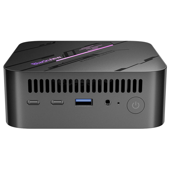 Mini PC Blackview MP100, Ryzen 5-7430U, 16GB, 512GB SSD, Integrated, W11P, Black