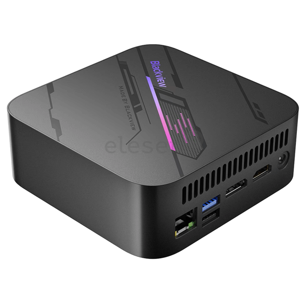 Mini PC Blackview MP100, Ryzen 5-7430U, 16GB, 512GB SSD, Integrated, W11P, Black