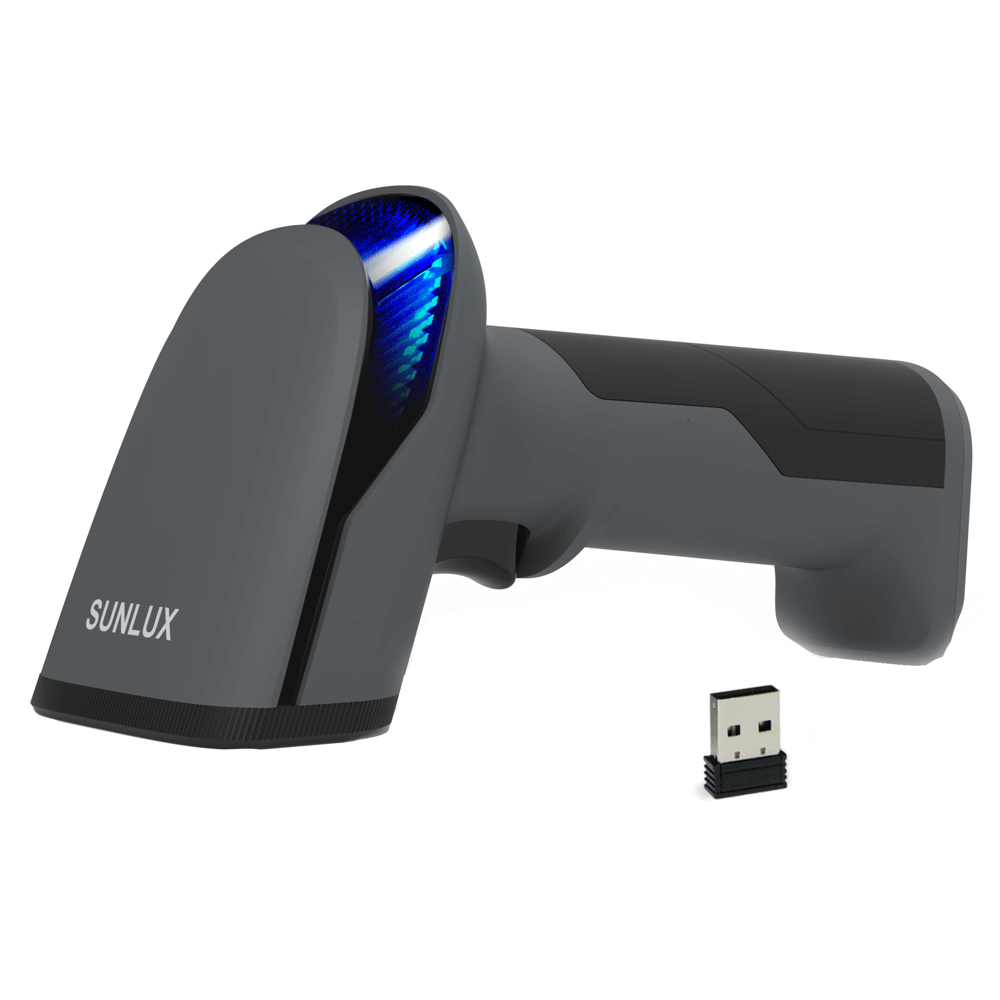 ბარკოდის სკანერი Sunlux XL-9620D, Bluetooth, USB, USB-VCP, Barcode Scanner, Black