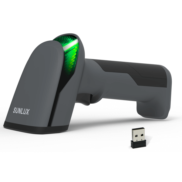 ბარკოდის სკანერი Sunlux XL-9620D, Bluetooth, USB, USB-VCP, Barcode Scanner, Black