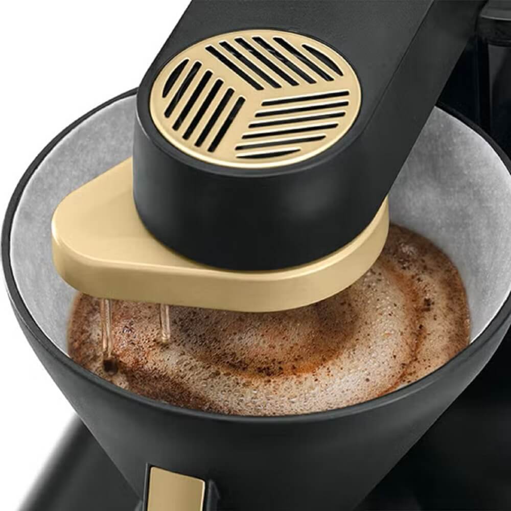 ყავის აპარატი Melitta 6772303 Epour 1024-12EU, 1L, Coffee Machine, Black/Gold
